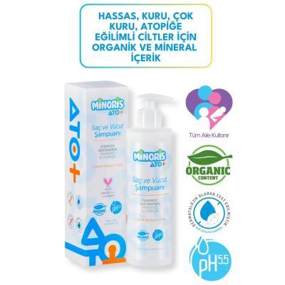 Minoris ATO+ Saç ve Vücut Şampuanı 400ml