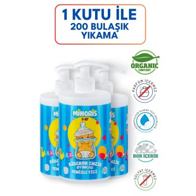 Minoris Baby Organik Biberon Temizleyici 3lü Set
