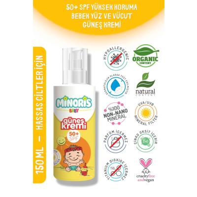 Minoris Baby Organik Güneş Kremi 50 Spf 150ml